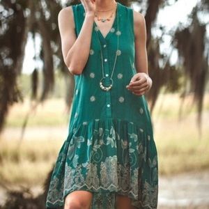 Anthropologie Maeve Pippa Swing dress size large